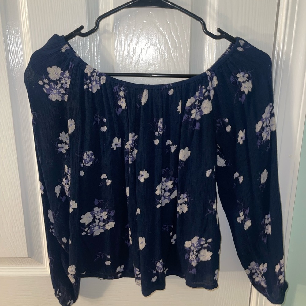 Off-The-Shoulder Hollister Floral Top